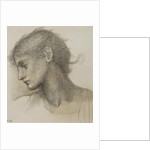 Study of a Head, for 'The Mill', c.1872-80 by Edward Coley Burne-Jones