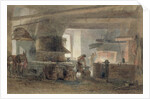 A Smithy at Seville by Edward Angelo Goodall
