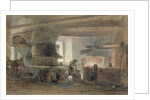 A Smithy at Seville by Edward Angelo Goodall