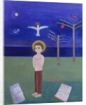 Boy Praying in the Garden, 2002 by Roya Salari