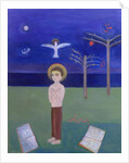 Boy Praying in the Garden, 2002 by Roya Salari