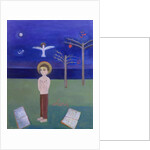 Boy Praying in the Garden, 2002 by Roya Salari