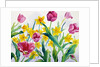 Daffodils and Tulips by Christopher Ryland