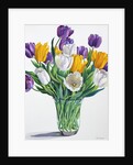 Tulips in Glass Vase, 2015 by Christopher Ryland