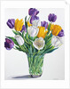 Tulips in Glass Vase, 2015 by Christopher Ryland