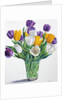 Tulips in Glass Vase, 2015 by Christopher Ryland