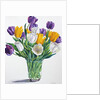 Tulips in Glass Vase, 2015 by Christopher Ryland