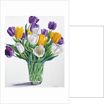 Tulips in Glass Vase, 2015 by Christopher Ryland