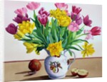 Tulips in Jug with Apples, 2013 by Christopher Ryland