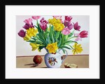 Tulips in Jug with Apples, 2013 by Christopher Ryland
