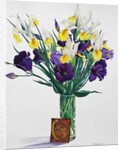 Flowers with Face from an Icon, 2014 by Christopher Ryland