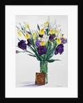 Flowers with Face from an Icon, 2014 by Christopher Ryland