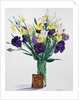 Flowers with Face from an Icon, 2014 by Christopher Ryland