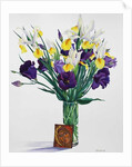 Flowers with Face from an Icon, 2014 by Christopher Ryland
