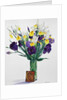 Flowers with Face from an Icon, 2014 by Christopher Ryland