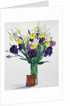 Flowers with Face from an Icon, 2014 by Christopher Ryland