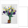 Flowers with Face from an Icon, 2014 by Christopher Ryland