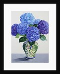 Blue Hydrangeas, 2016 by Christopher Ryland