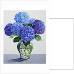 Blue Hydrangeas, 2016 by Christopher Ryland