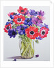 Anemones in a glass jug, 2007 by Christopher Ryland