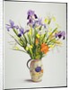 Irises and Lilies in a Dutch Jug, 1990 by Christopher Ryland