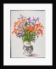 Flowers in a Black and White Jug by Christopher Ryland