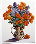 Orange Chrysanthemums by Christopher Ryland
