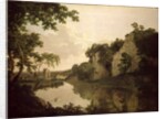 Landscape with Dale Abbey, Derbyshire, c.1785 by Joseph Wright of Derby