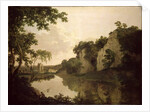 Landscape with Dale Abbey, Derbyshire, c.1785 by Joseph Wright of Derby