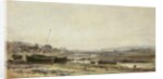 Fishing Boats by a Stream, 1870-78 by Charles Francois Daubigny