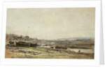 Fishing Boats by a Stream, 1870-78 by Charles Francois Daubigny