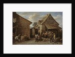 The Yard of an Inn, 1650-60 by David the Younger Teniers