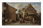 The Yard of an Inn, 1650-60 by David the Younger Teniers