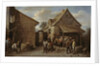 The Yard of an Inn, 1650-60 by David the Younger Teniers