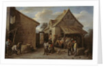 The Yard of an Inn, 1650-60 by David the Younger Teniers