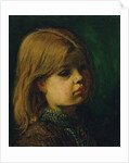 Head of a Girl by John Everett Millais
