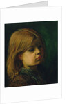 Head of a Girl by John Everett Millais