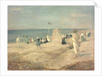 French Beach Scene, Dieppe, 1885-97 by Charles Edward Conder