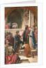 Edward III Conferring the Order of the Garter of Edward the Black Prince, 1847 by Charles West Cope