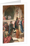 Edward III Conferring the Order of the Garter of Edward the Black Prince, 1847 by Charles West Cope
