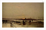 Winter Scene by Ludwig Munthe