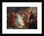 Claudio, deceived by Don John, accuses Hero by Marcus Stone