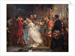 Claudio, deceived by Don John, accuses Hero by Marcus Stone