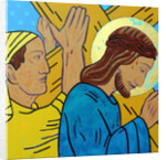 Simon helps Jesus, 2017 by Sara Hayward