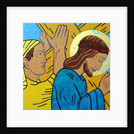 Simon helps Jesus, 2017 by Sara Hayward