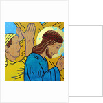 Simon helps Jesus, 2017 by Sara Hayward