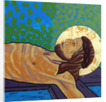 Jesus is nailed to the cross, 2017 by Sara Hayward