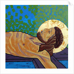 Jesus is nailed to the cross, 2017 by Sara Hayward