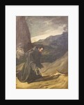 St Francis adoring the crucifix, c.1583-84, by Ludovico Carracci