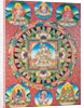 White Tara Mandala by School Nepalese